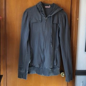 🌳Juicy couture gray zip up sweatshirt